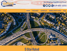 Tablet Screenshot of oxforddrivingacademy.com